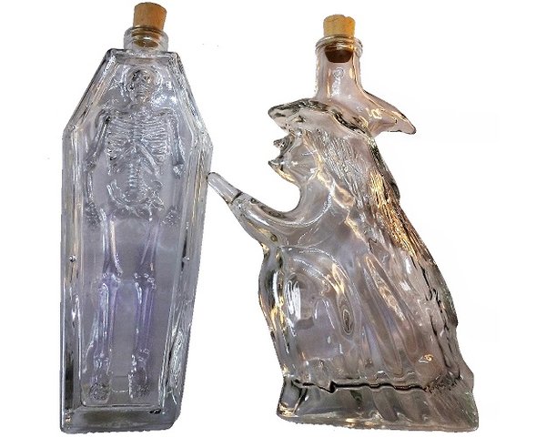 Transparent bottles