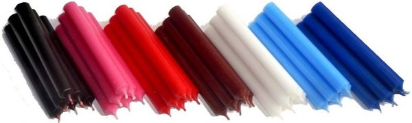 Solid-coloured Dinner candles