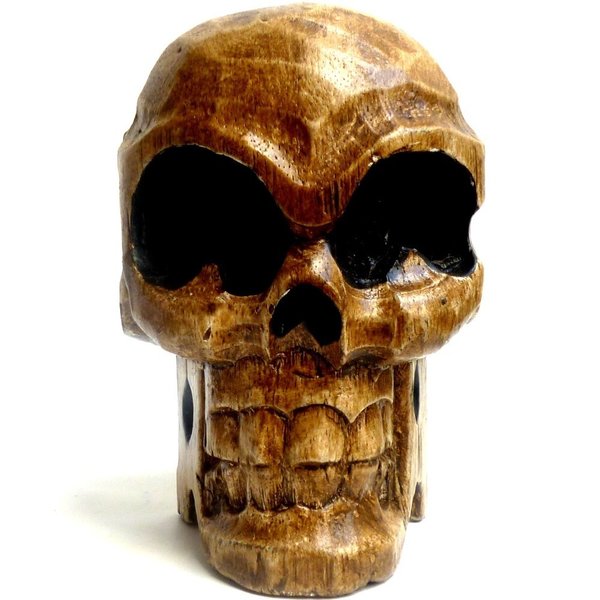 Skull candle holder