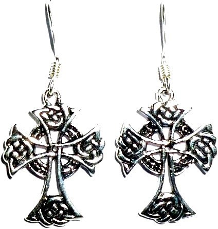 Earrings Celtic Cross