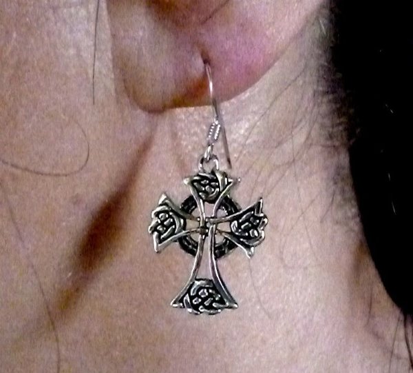 Keltische Ohrringe silber