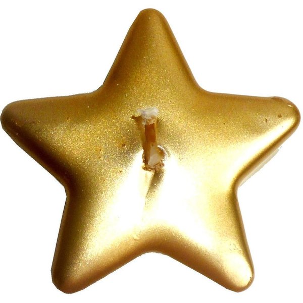 Star candle gold