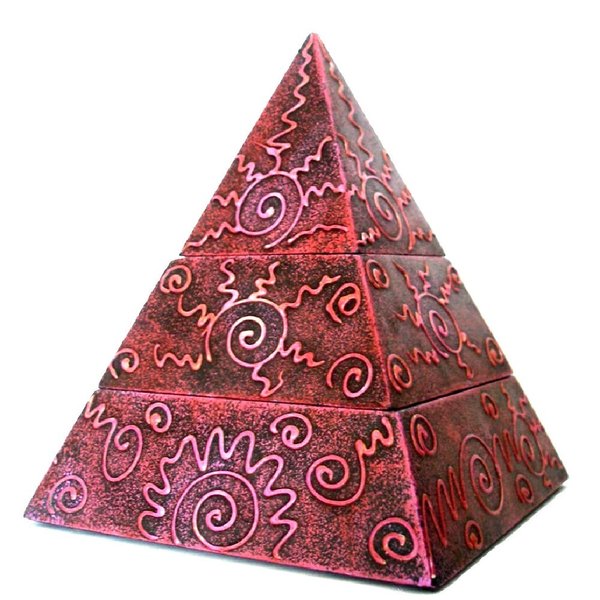 Pyramiden Kästchen Schmuckschatulle