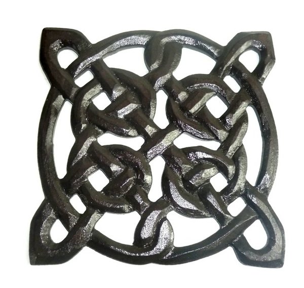Wandrelief Holz Keltischer Knoten