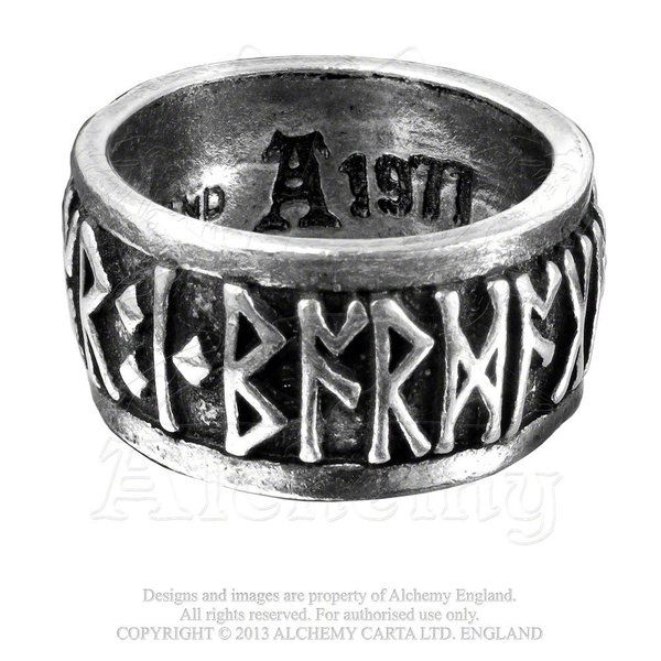 Runenband Ring Gr 68 (21.5 mm)