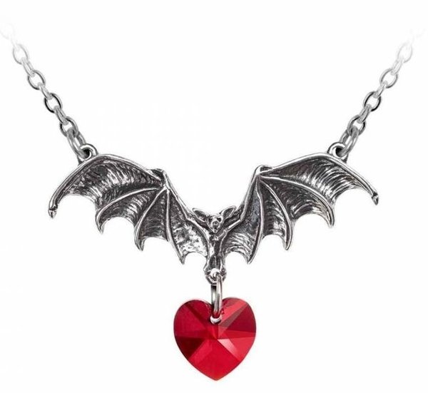 Vampire Loveheart Necklace