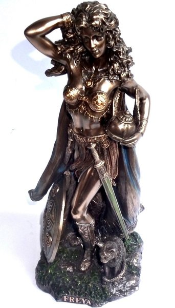 Freya Göttin Figur