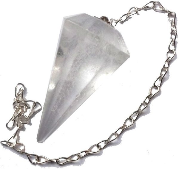 Pendulum Rock Crystal faceted
