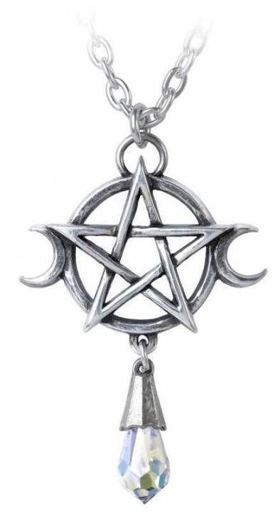 Triple Goddess mit Pentagramm