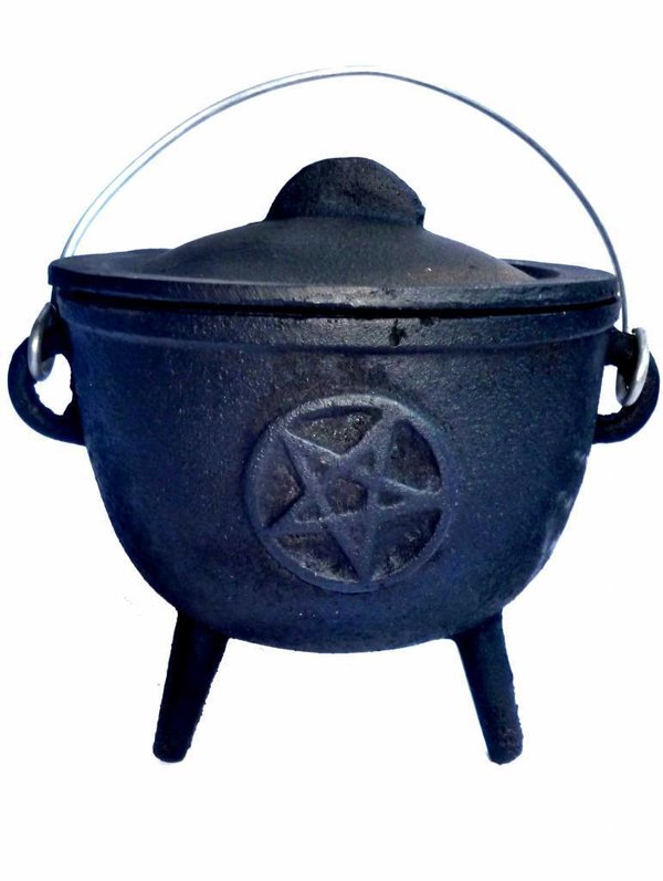 Witches cauldron pentagram