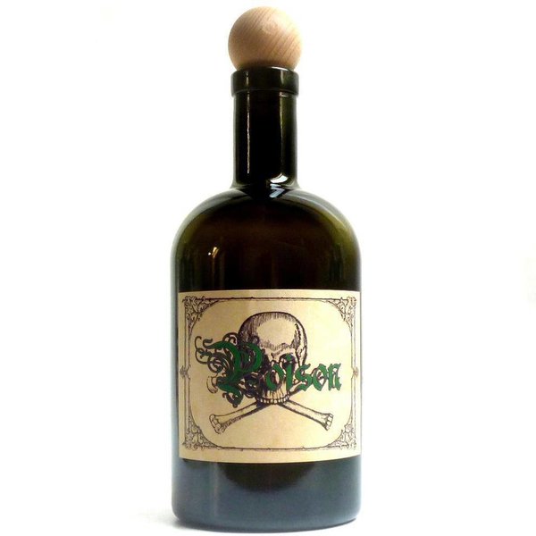 Alchemie Giftflasche Poison mit Totenkopf