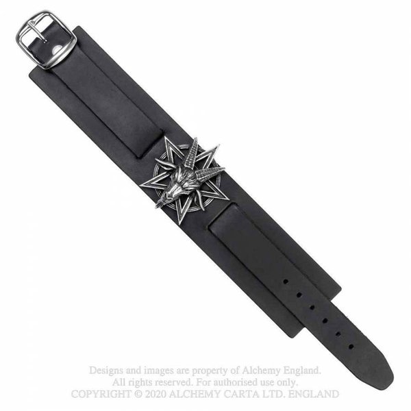 Baphomet Leder-Armband